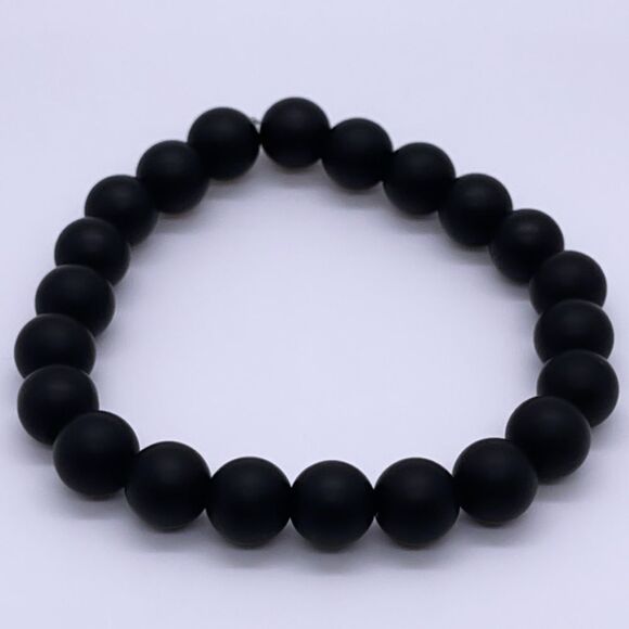NWT Wool + Pepper Co. Matte Black Bracelet - Picture 2 of 5